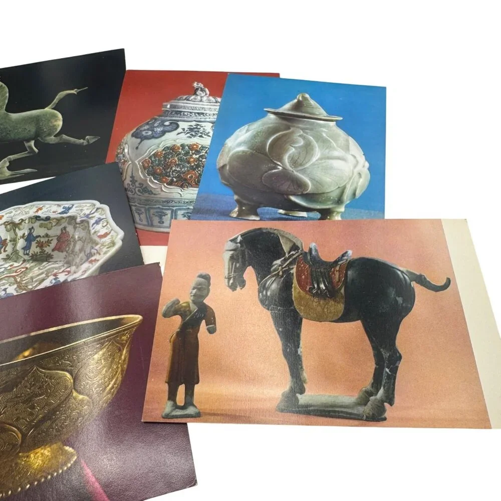 Cultural Relics Unearthed In China Postcard Collection Set Of 18